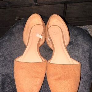 A New Day Tan Mules Suede Slip-On